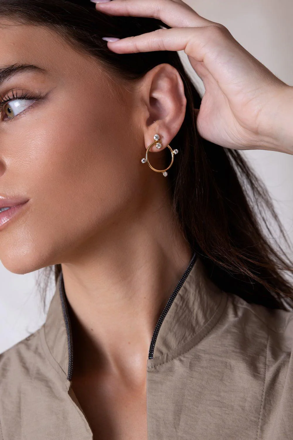 Special Edition Large Galaxy Hoop Earrings - Image 2