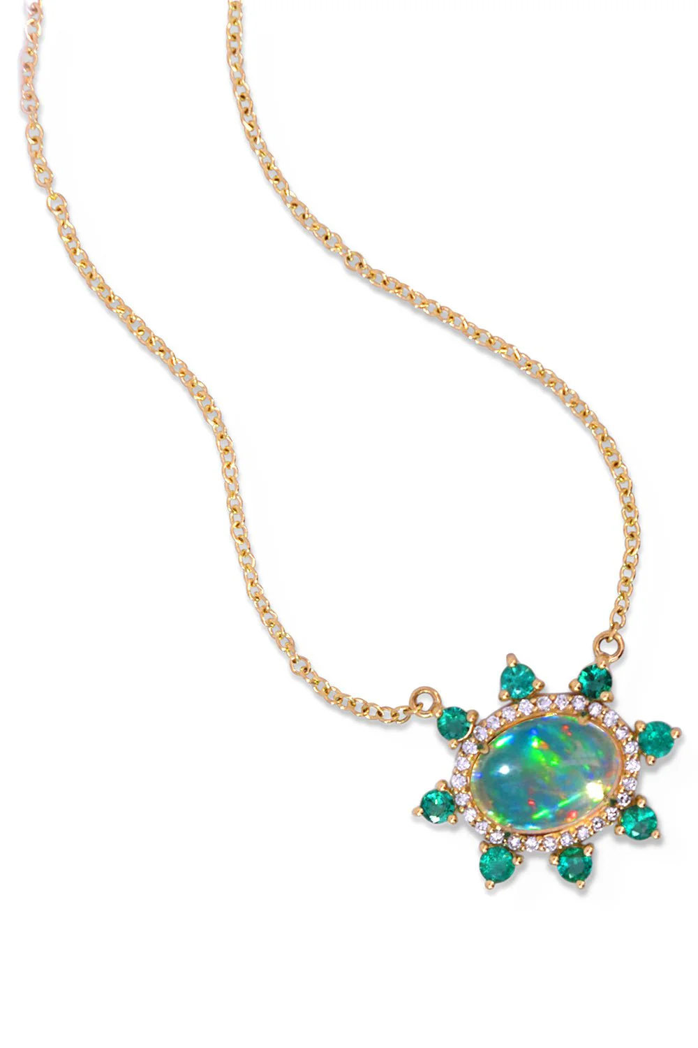 Special Edition Mexican Water Opal Star Necklace