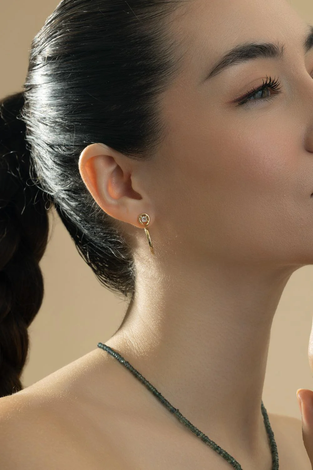 The Twist Large Infinity Hoop Earrings - Image 3