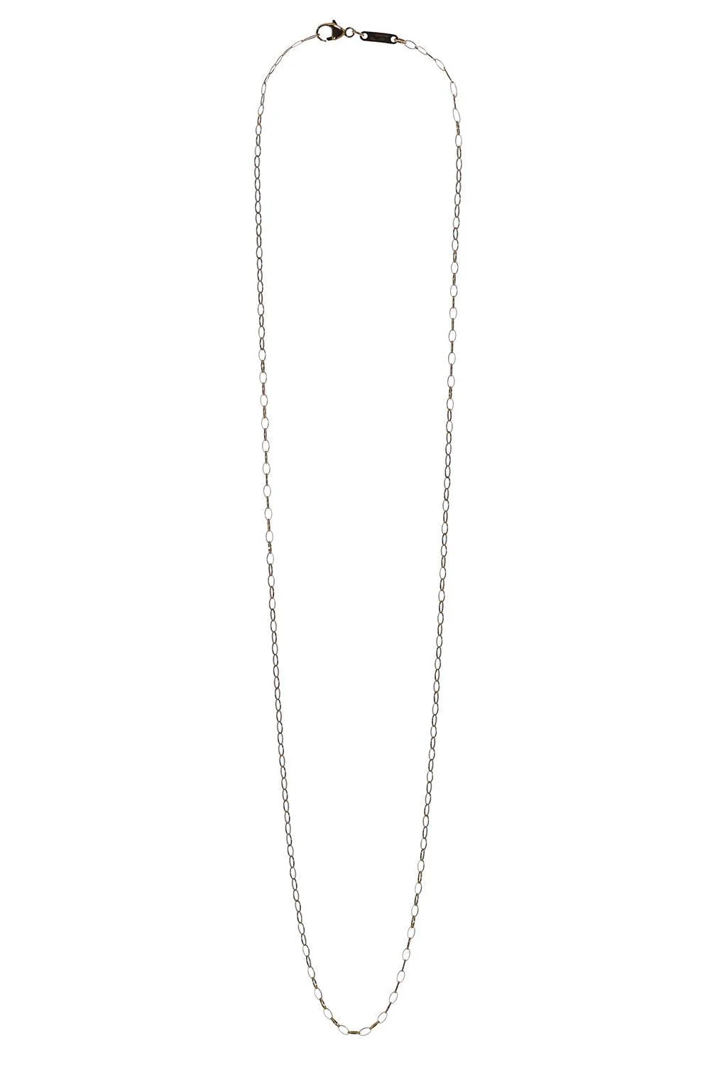 Thin Oval Link Chain Necklace