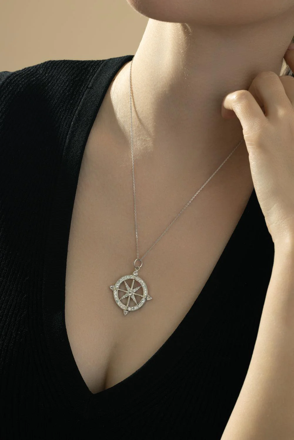 Thin Oval Link Chain Necklace - Image 4