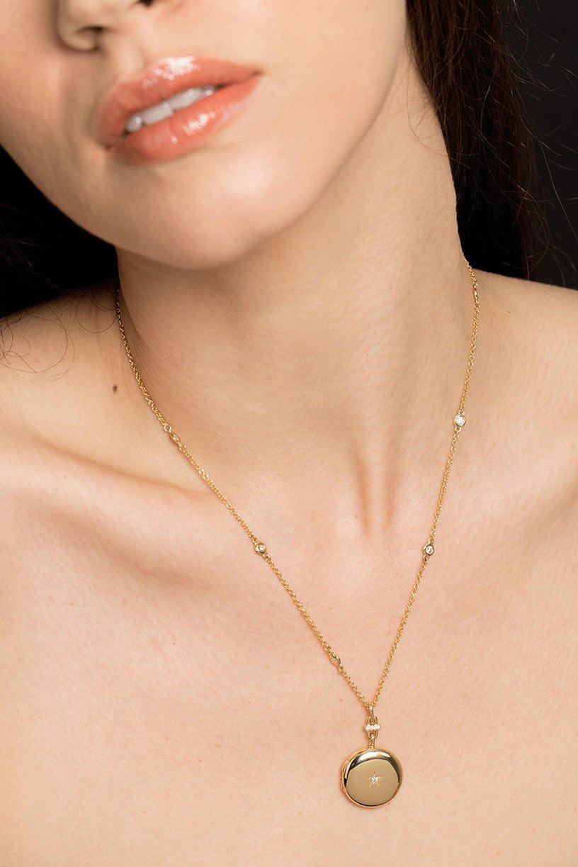 Twinkle Star Locket Necklace - Image 2