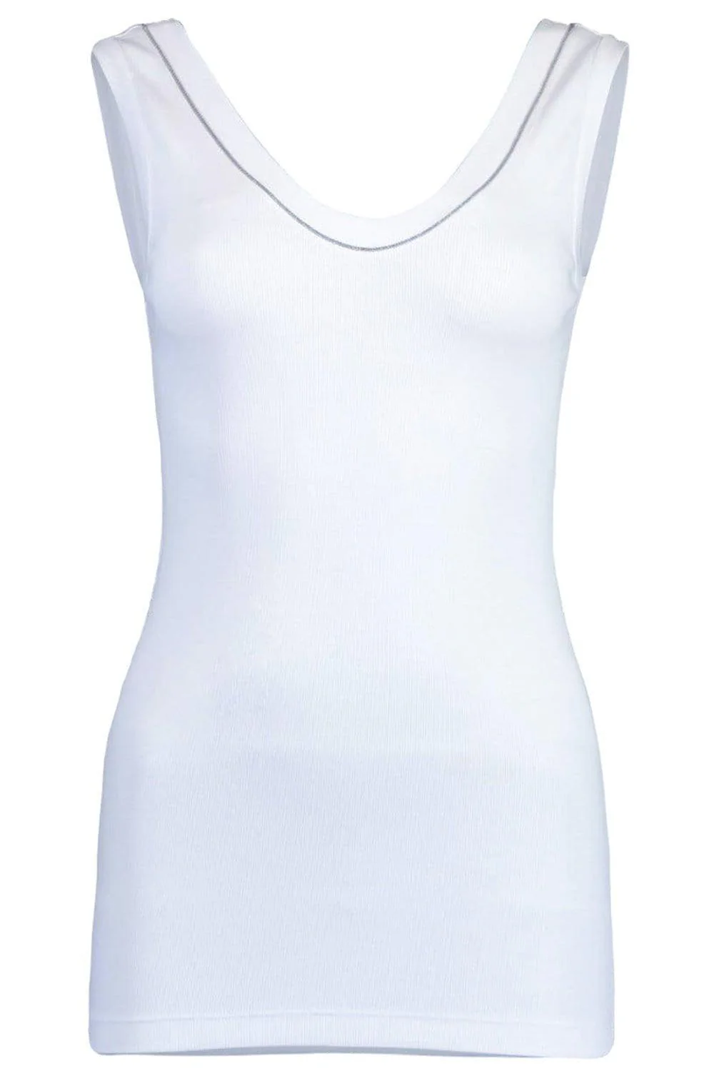 Monili Trim Tank - White