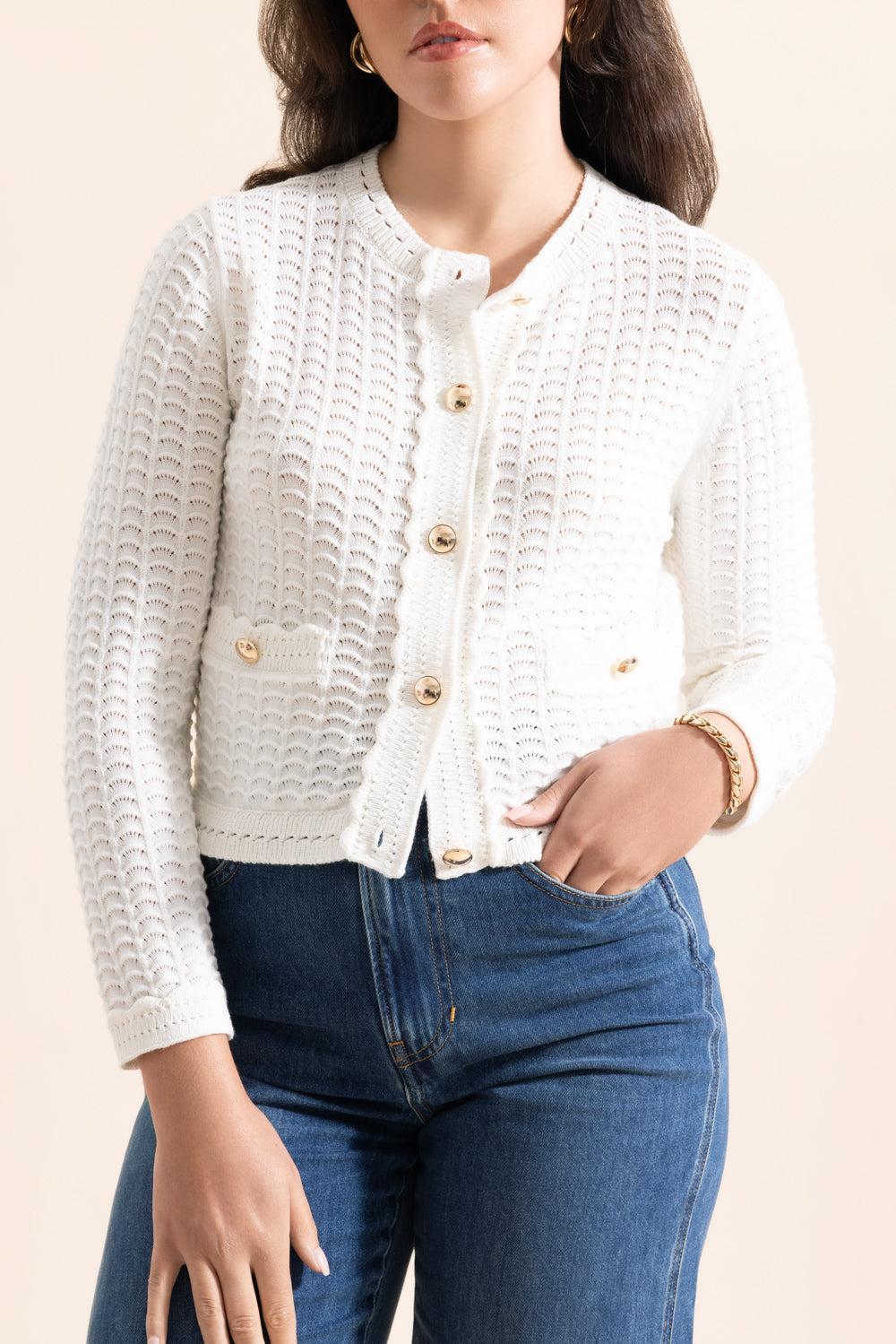 Button Stitch Cardigan - Image 2
