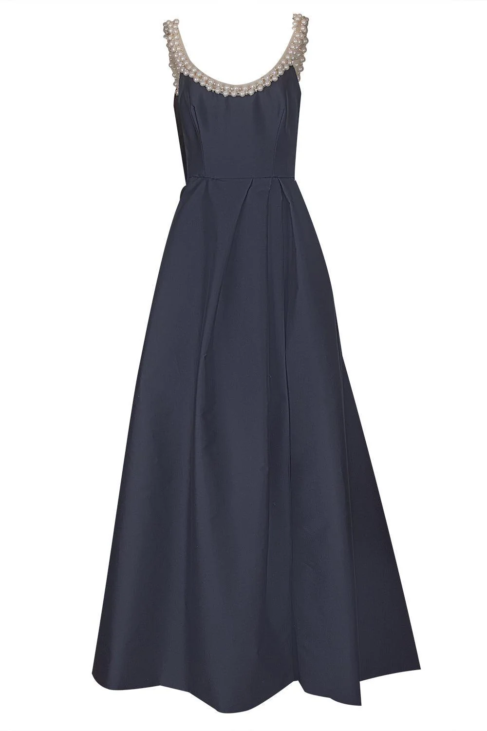 Embellished Scoop Neck Gown