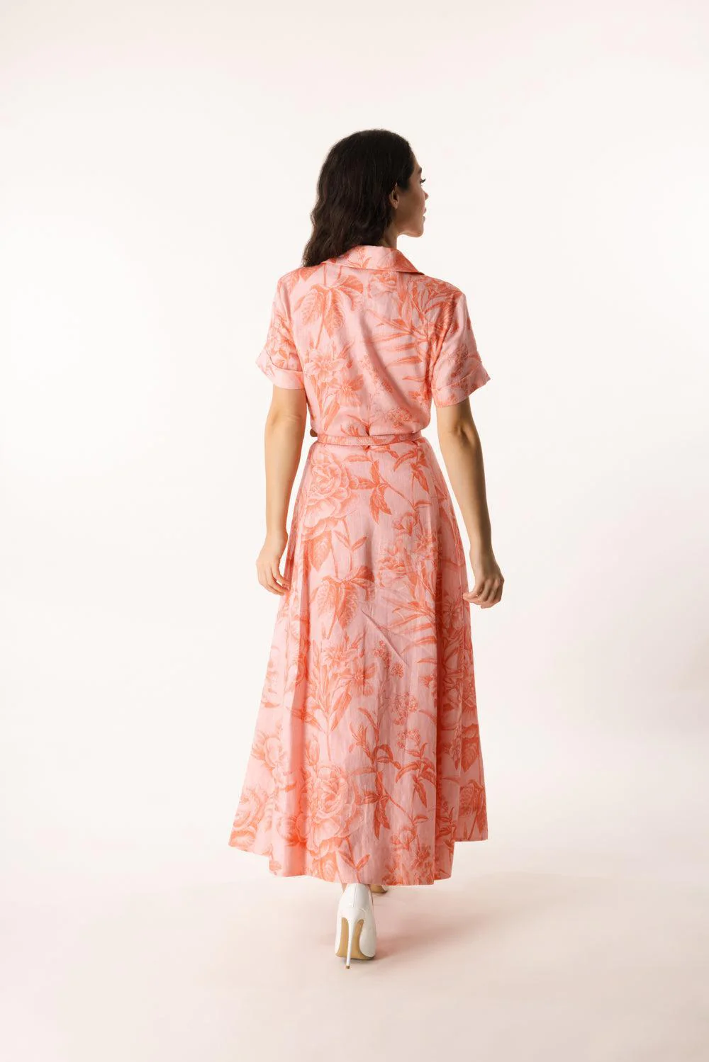 SHORT SLEEVE A-LINE DRESS - Image 4