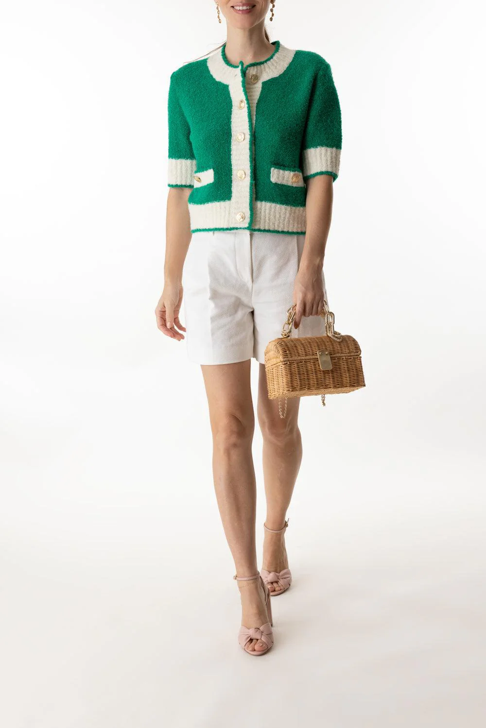 SHORT SLEEVE CARDIGAN - Image 4