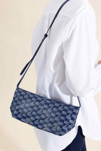 Antoine Double Long Bag - Navy Blue Natural - Image 2
