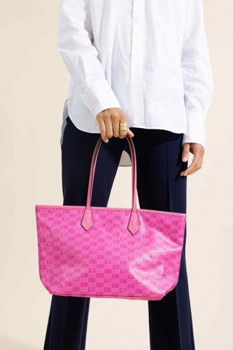 Saint Tropez Small Zip Tote - Azalea Natural - Image 4