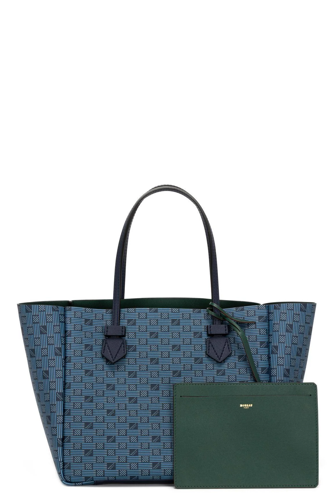 Vincennes Reversible Tote - Navy Green - Image 5