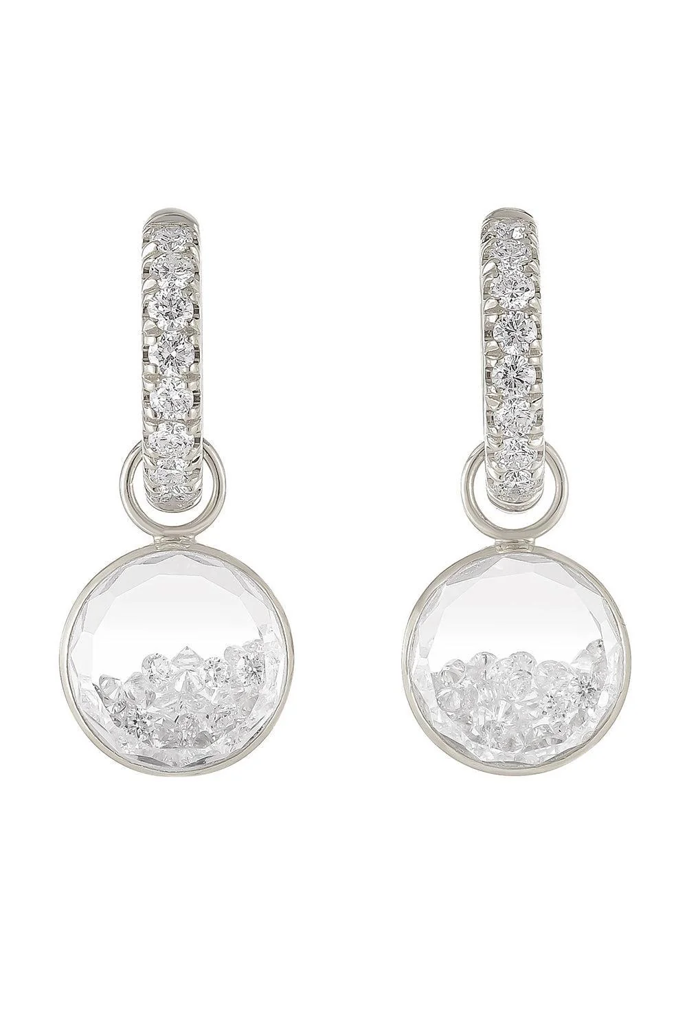 Diamond Core Gala Huggie Earrings