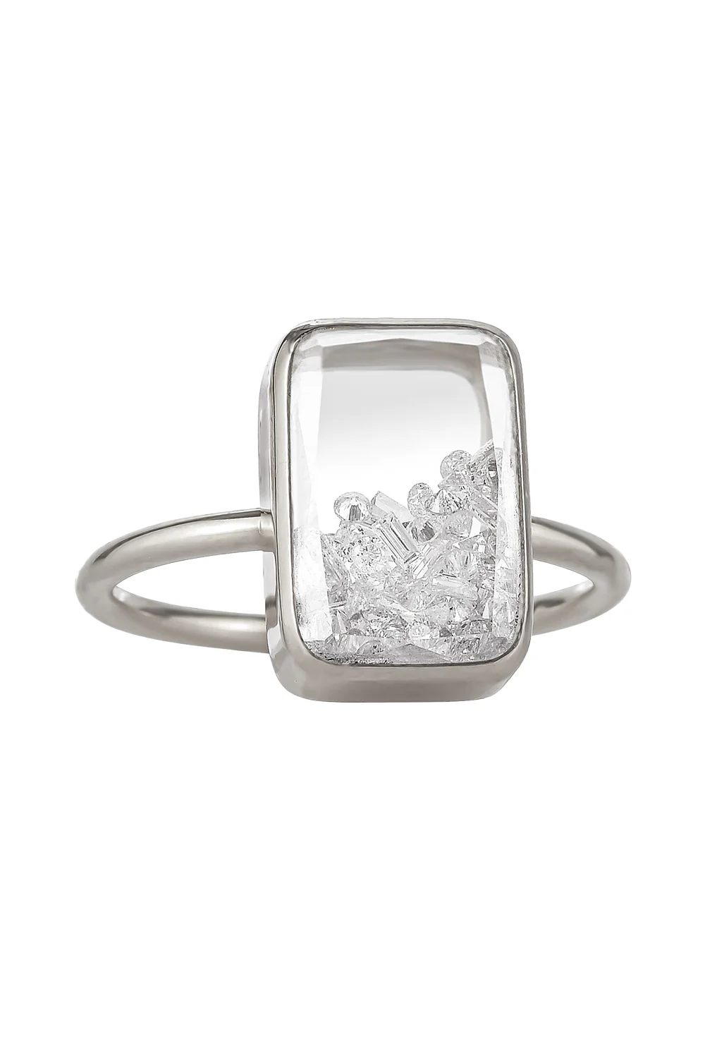 Diamond Petite Ten Fourteen Ring