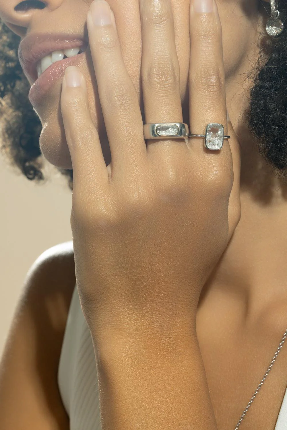 Diamond Petite Ten Fourteen Ring - Image 2