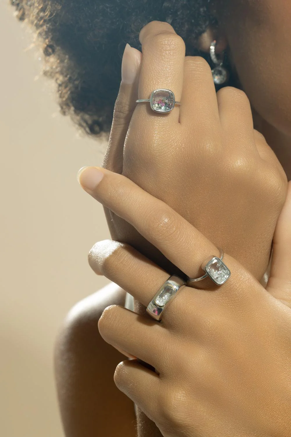 Diamond Petite Ten Fourteen Ring - Image 4