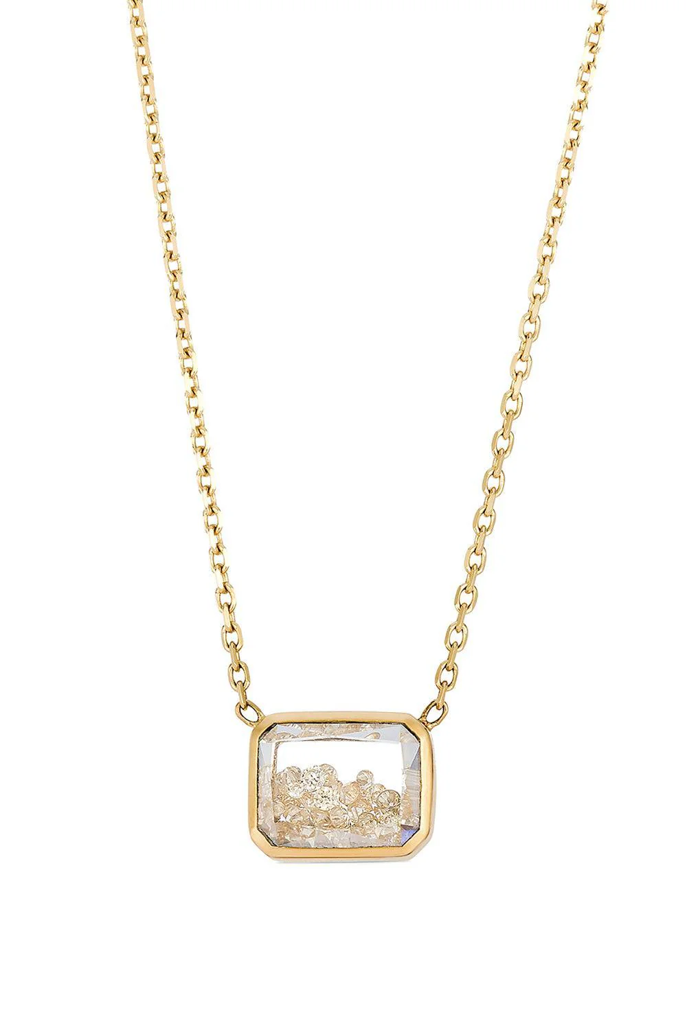 Diamond Shaker Esmerelda Necklace