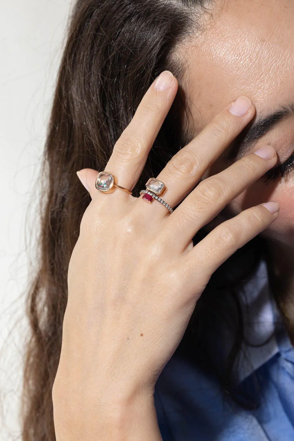 Emerald Cut Ruby Ring - Image 3