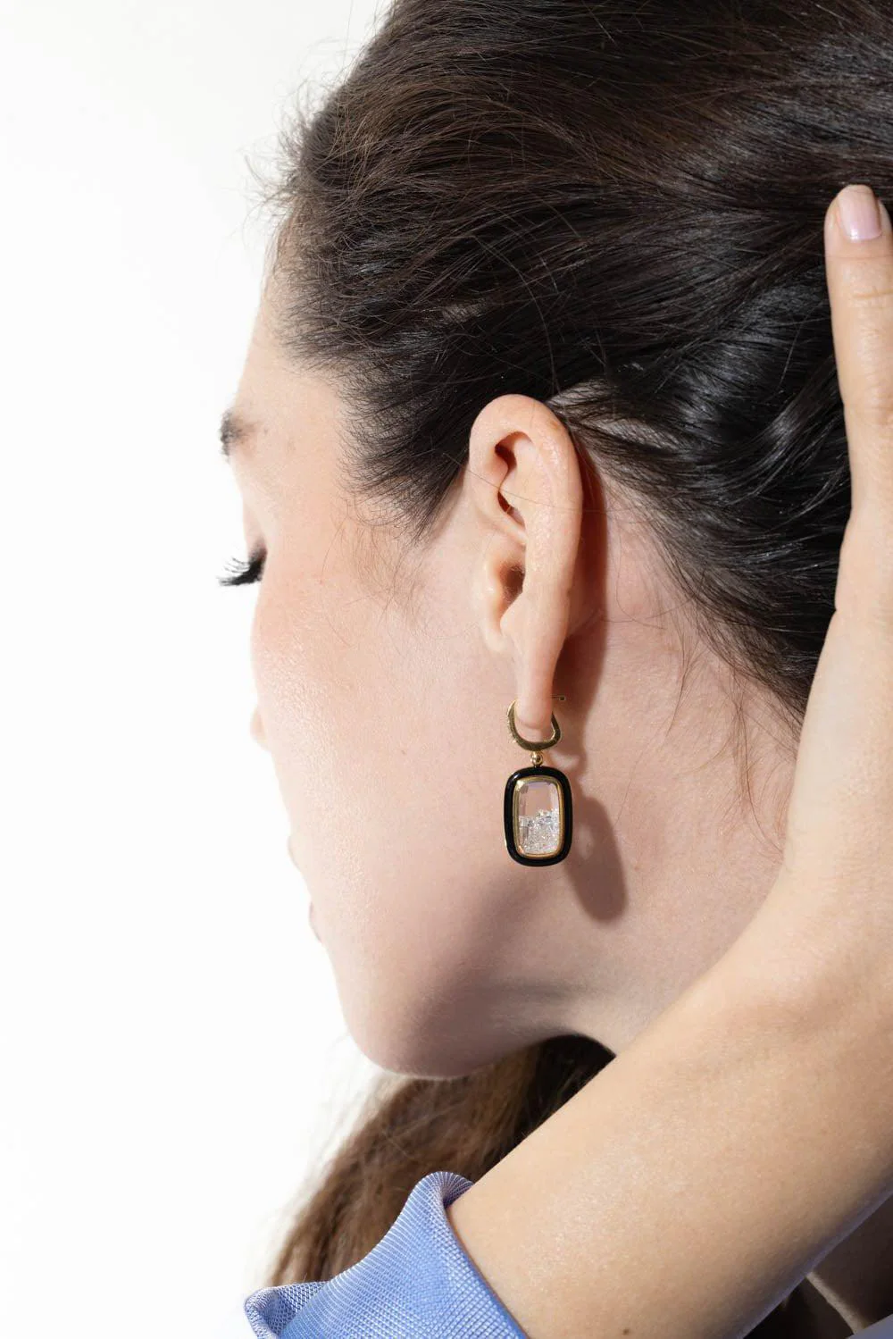 Janela Enamel Earrings - Image 4