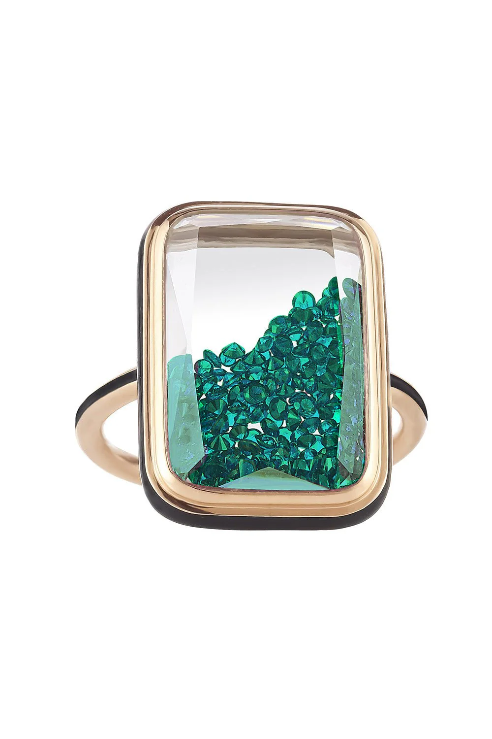 Material Emerald Ring