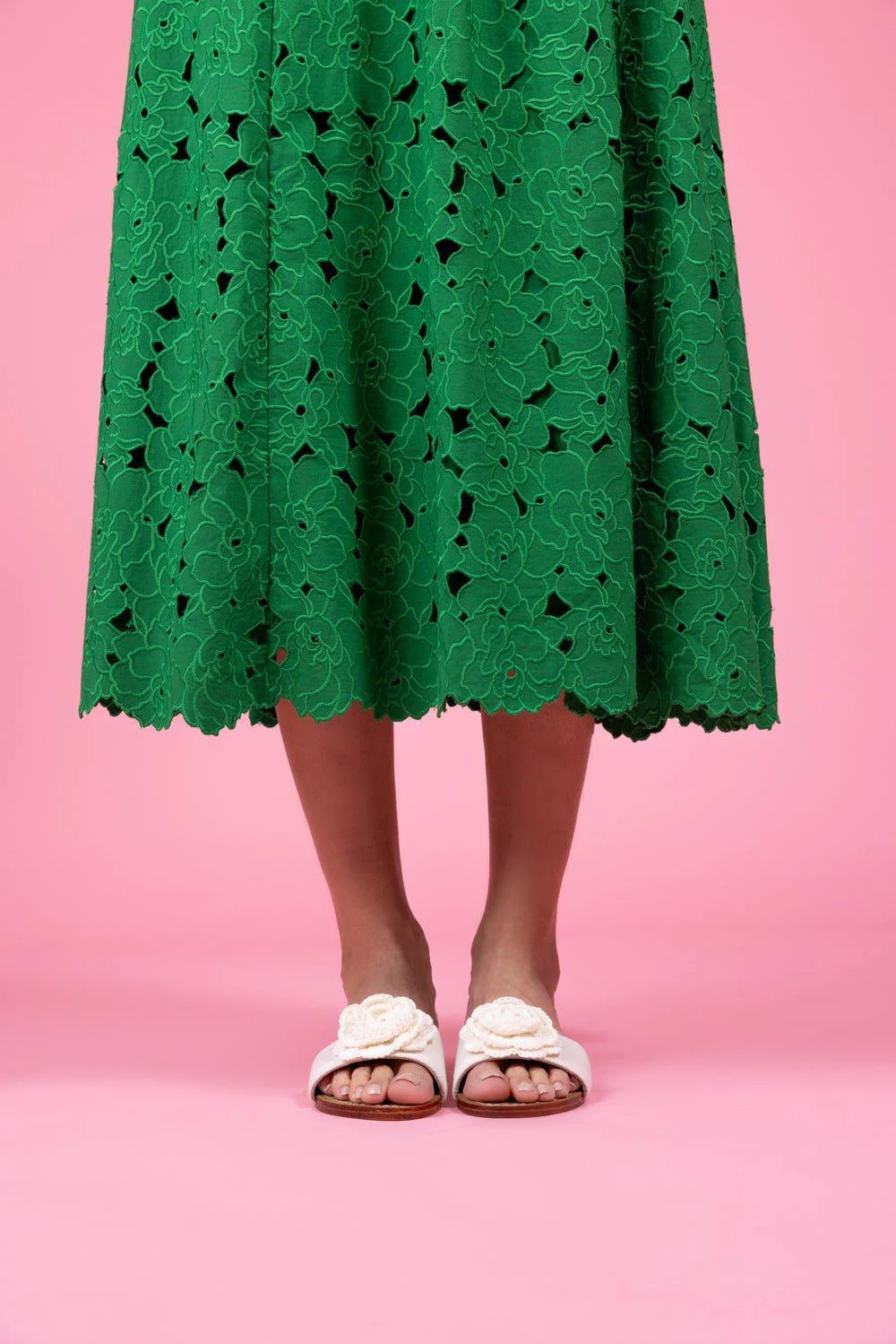 Embroidered Rose Sandal - Image 4