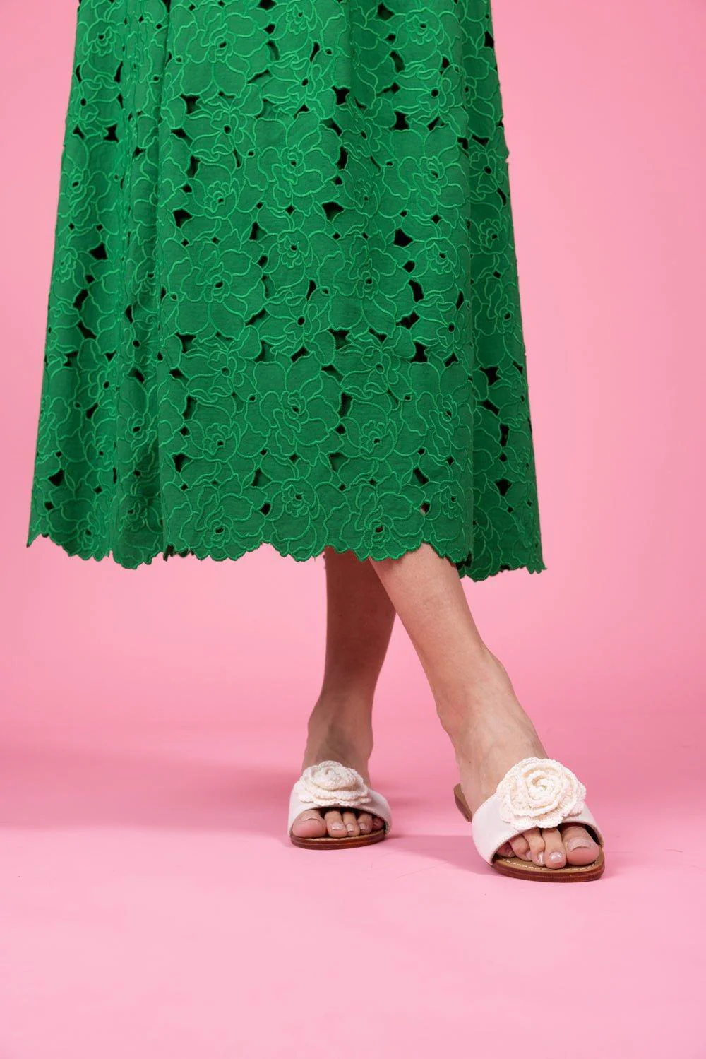Embroidered Rose Sandal - Image 5