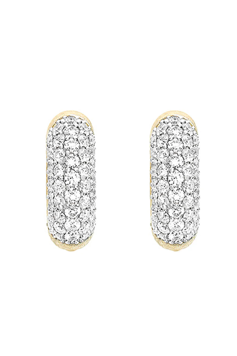 Diamond Libera Huggie Earrings