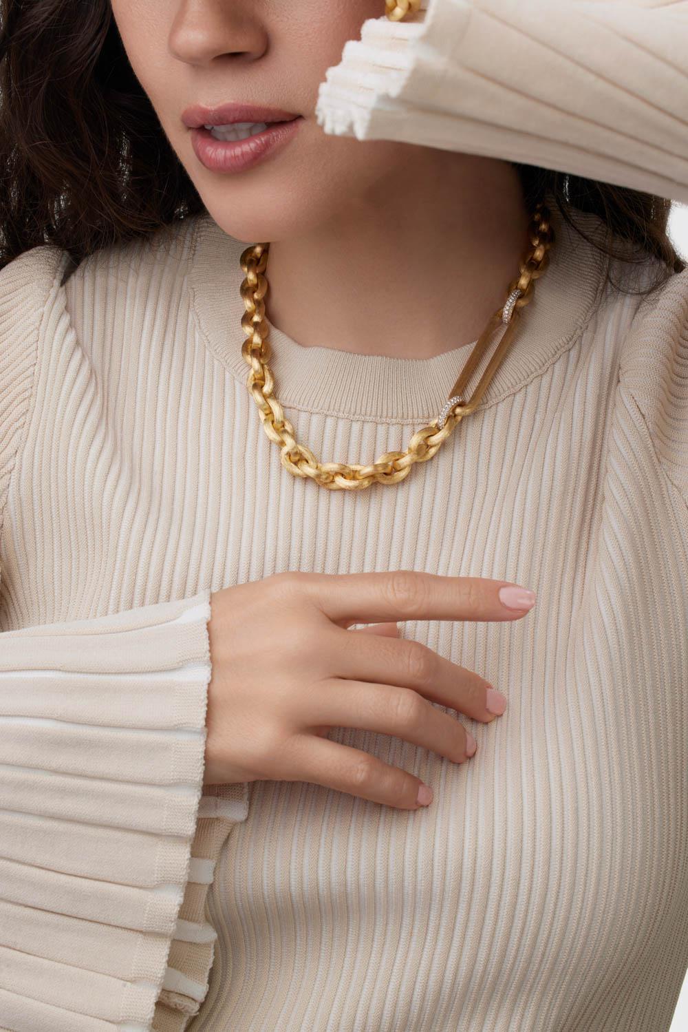 Diamond Link Necklace - Image 2