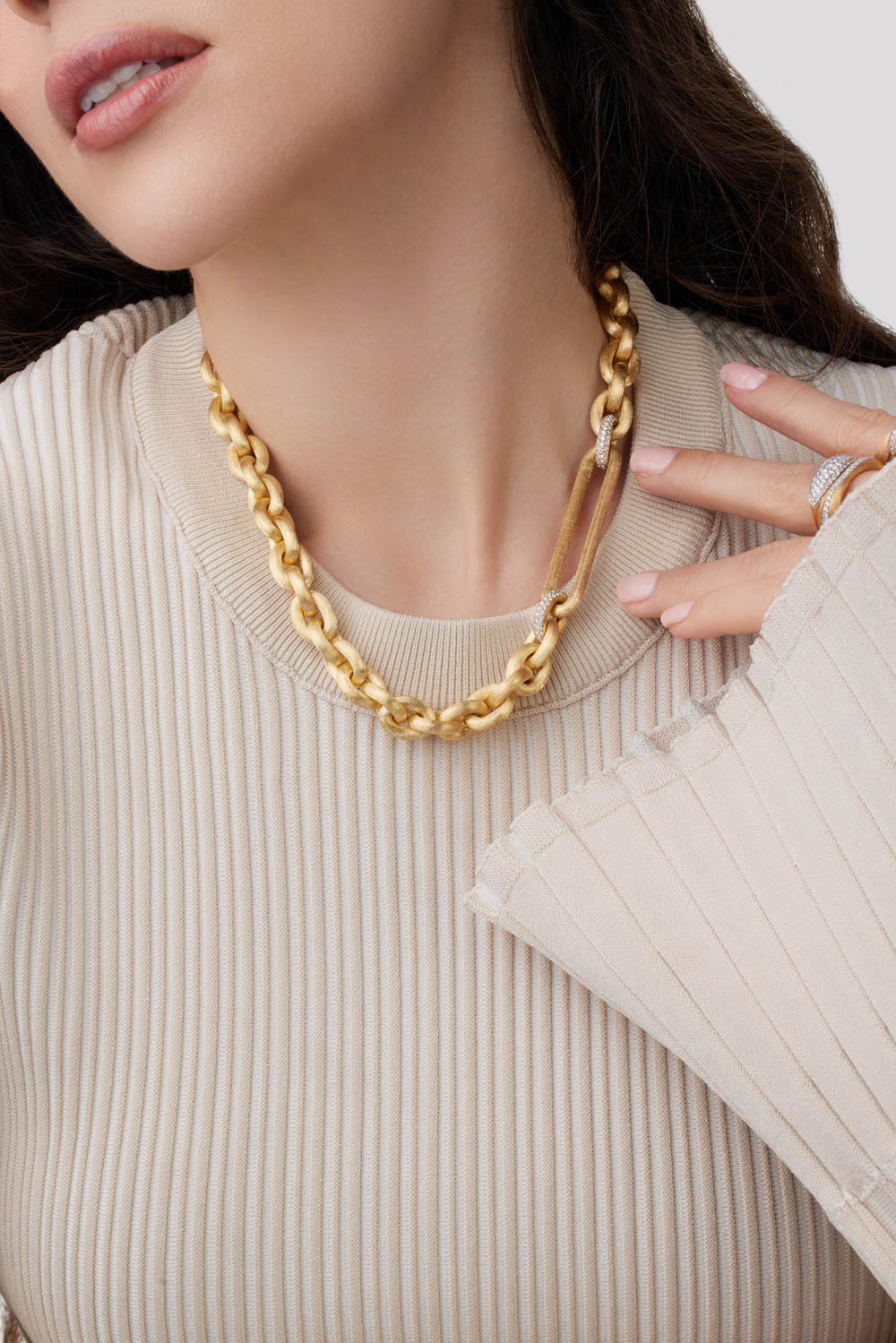 Diamond Link Necklace - Image 4