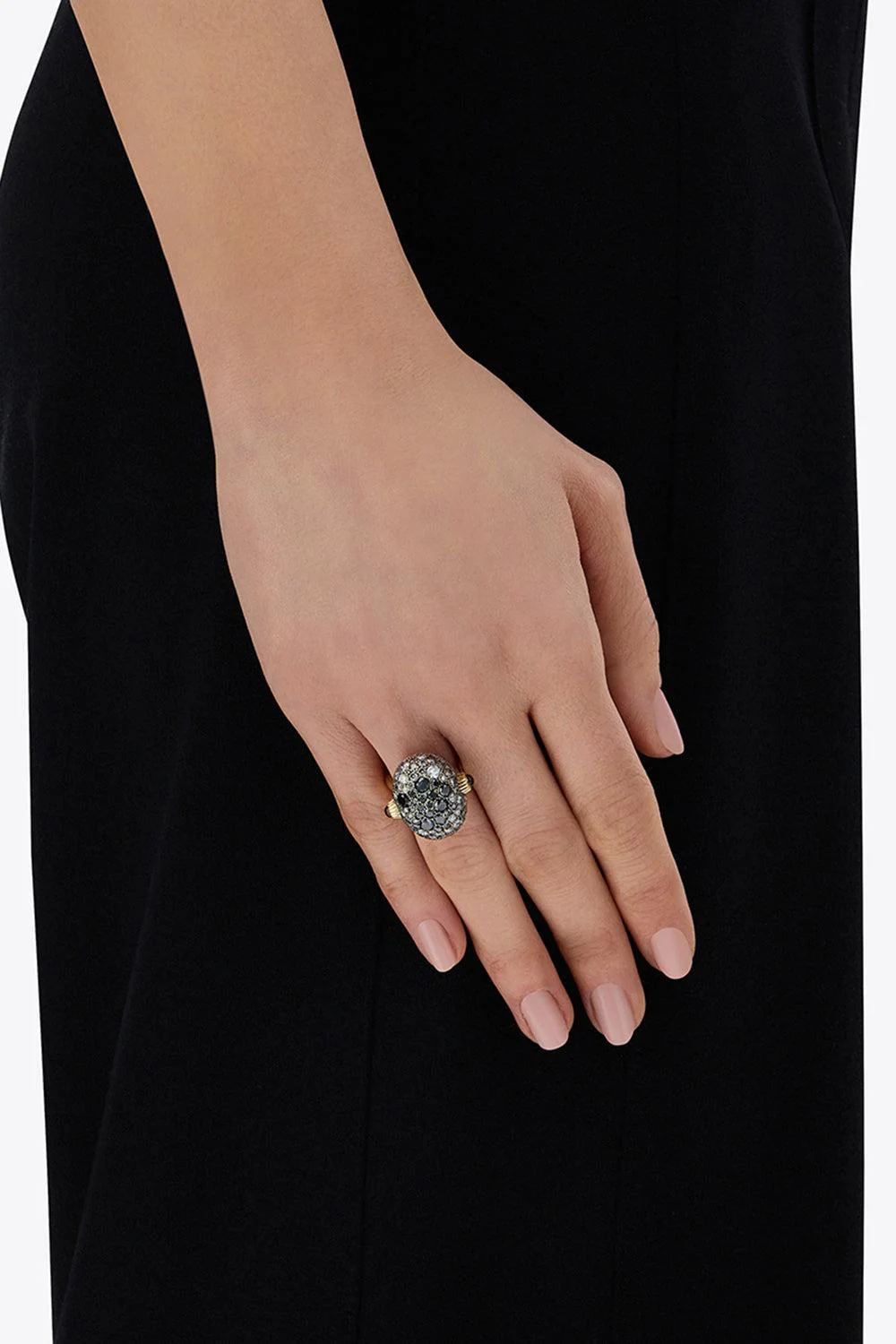 Diamond Ruby Reverse Double Face Ring - Image 4