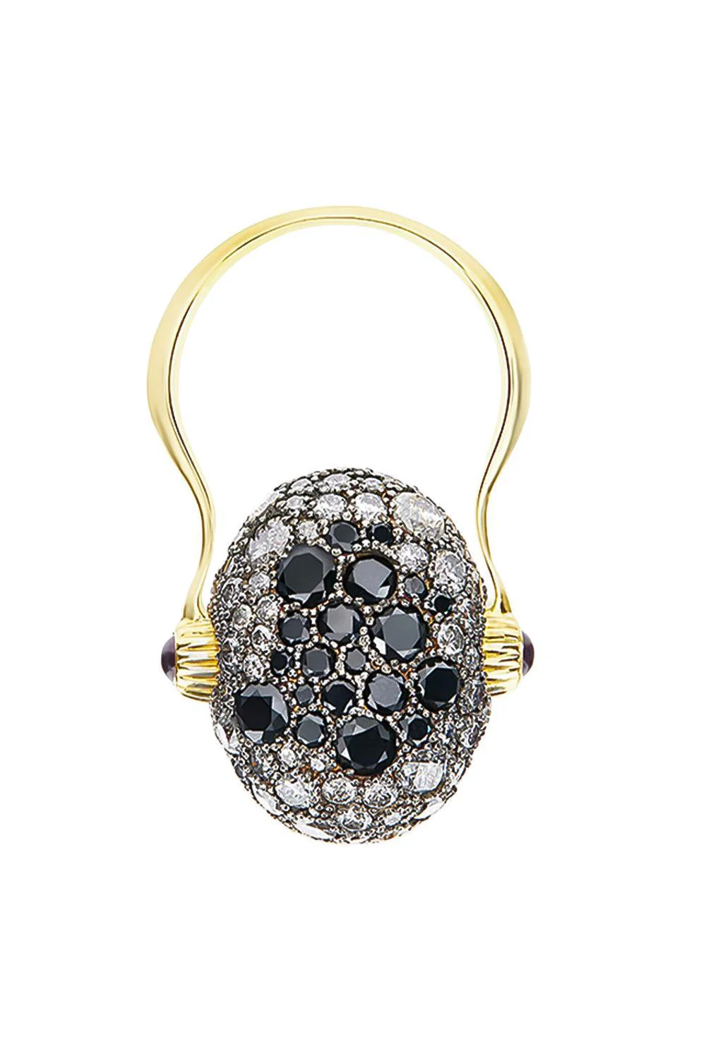 Diamond Ruby Reverse Double Face Ring - Image 7