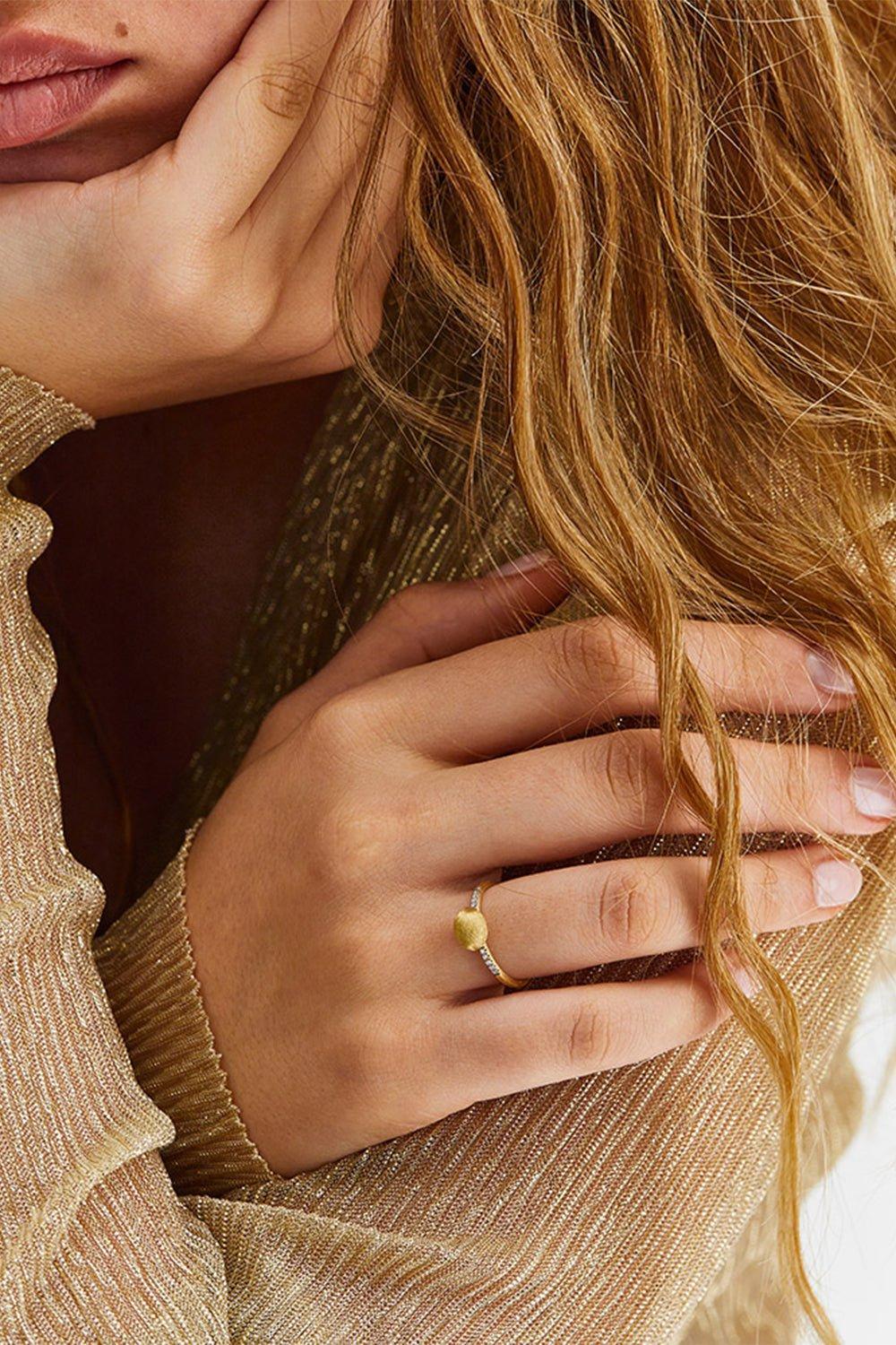 Elite Small Boule Diamond Ring - Image 2