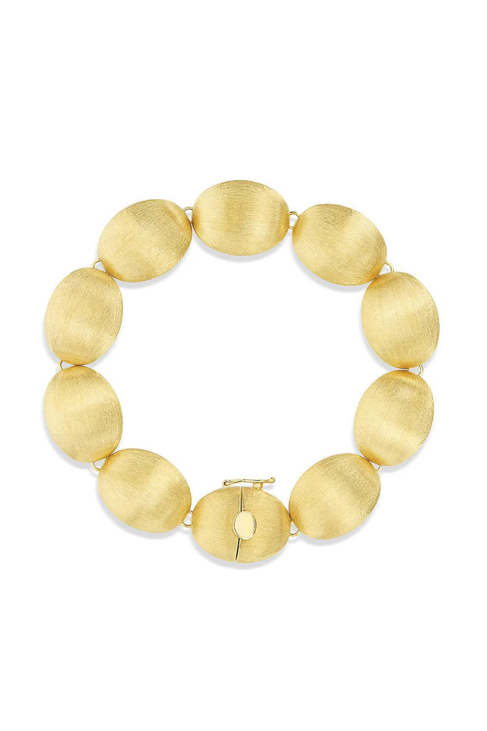 Large "Muse" Gold Perles bracelet