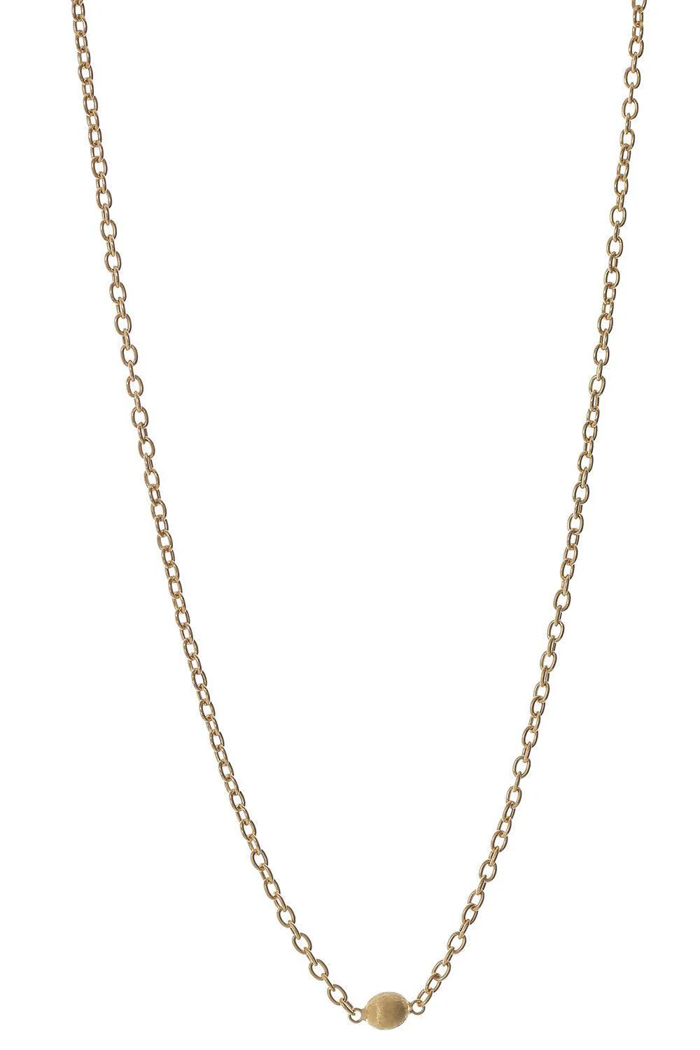 Long Chain "Boules" Necklace