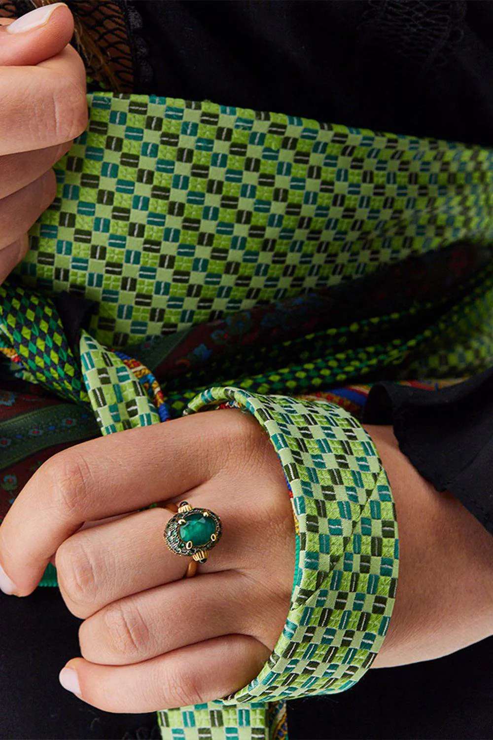 Reverse Labrodite Double Face Ring - Image 2