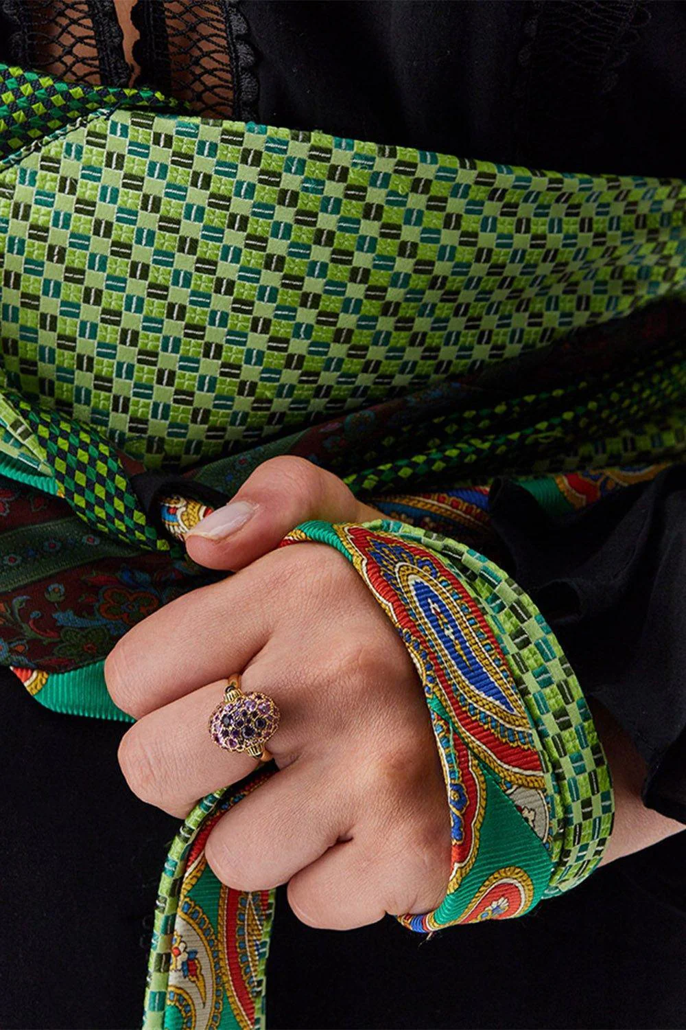 Reverse Labrodite Double Face Ring - Image 4