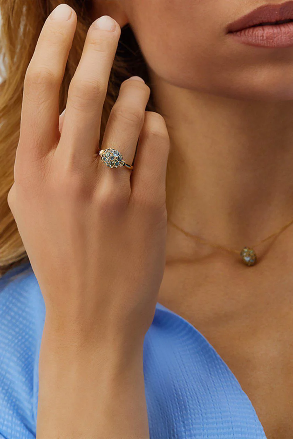 Reverse Topaz Double-Face Ring - Image 2