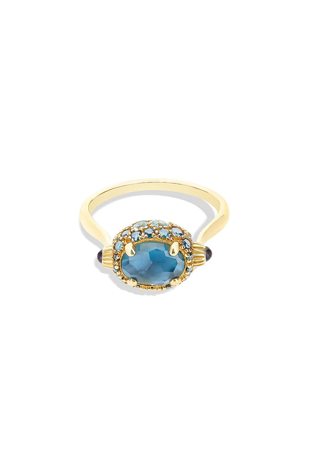 Reverse Topaz Double-Face Ring - Image 5
