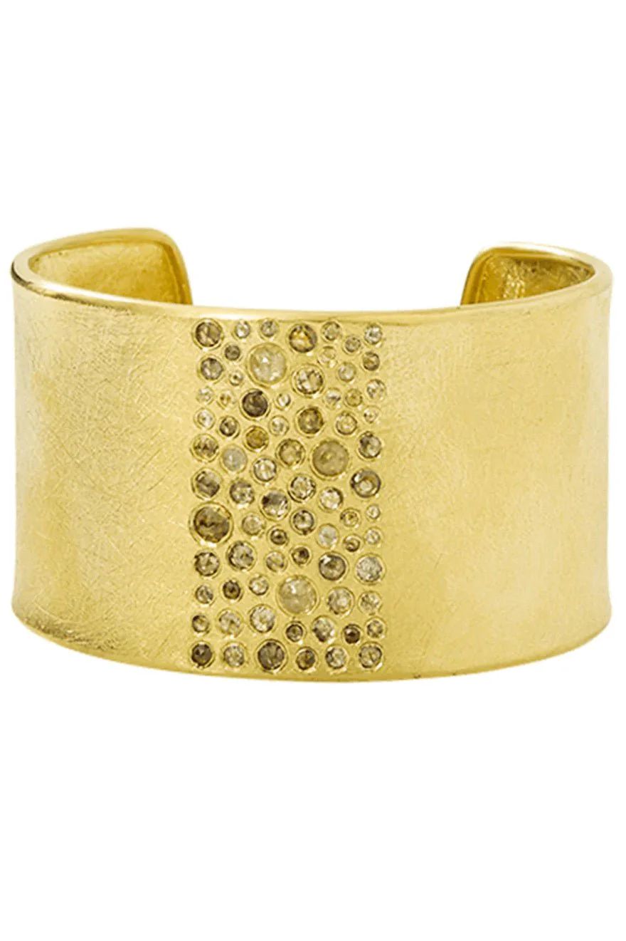 Natural Diamond Mix Cuff