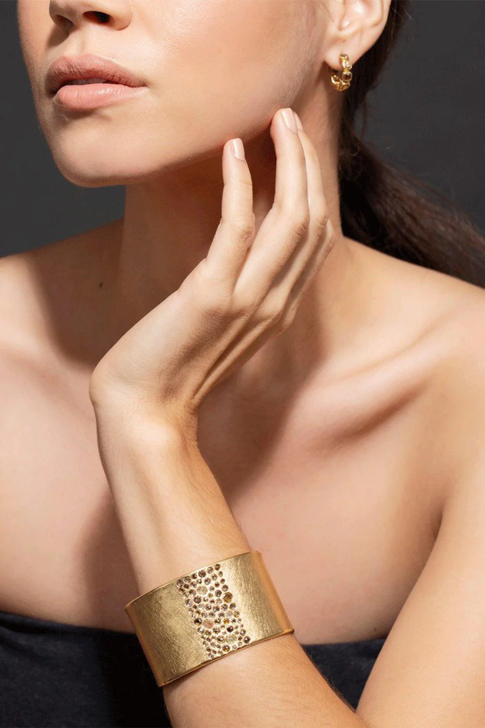 Natural Diamond Mix Cuff - Image 2
