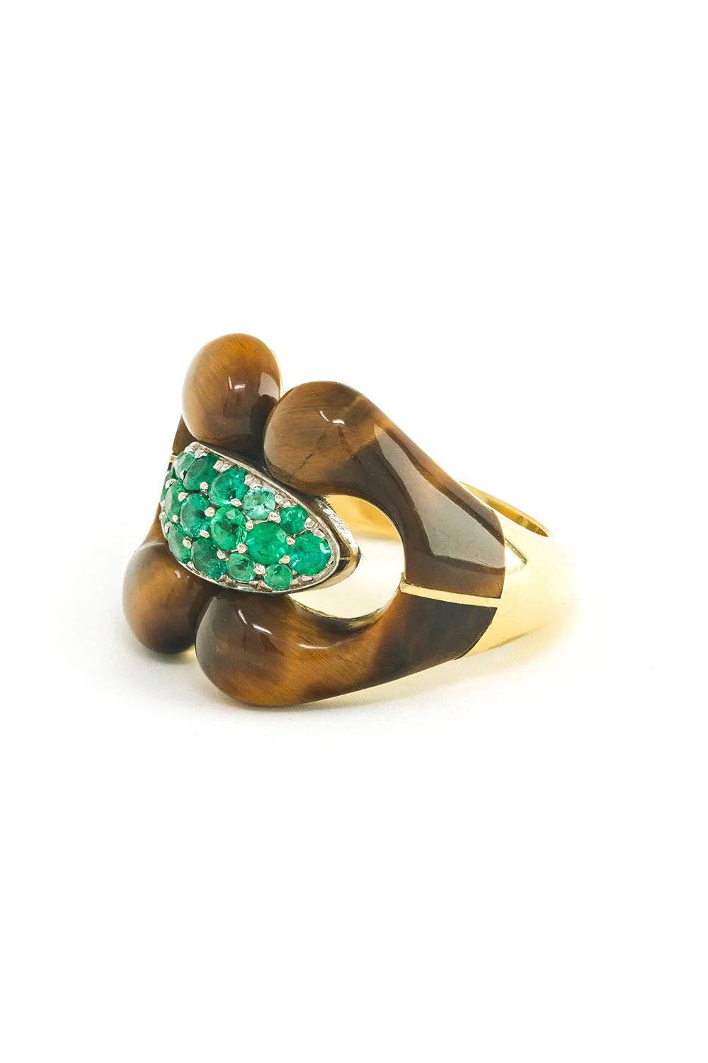 Nautical Tiger's Eye Ring