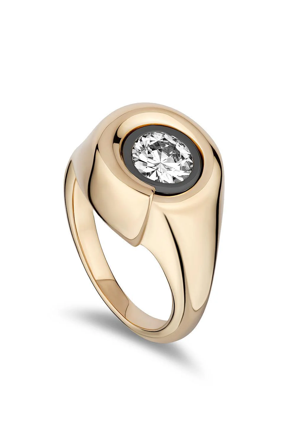 Nautilus Solitaire Ring