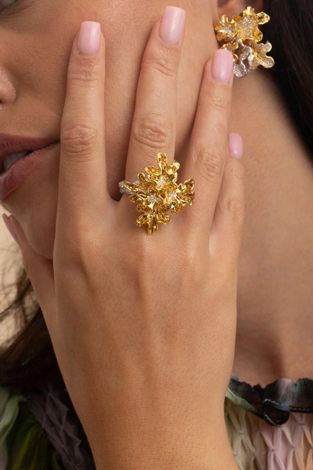 Diamond Feuille Chantal Ring - Image 2