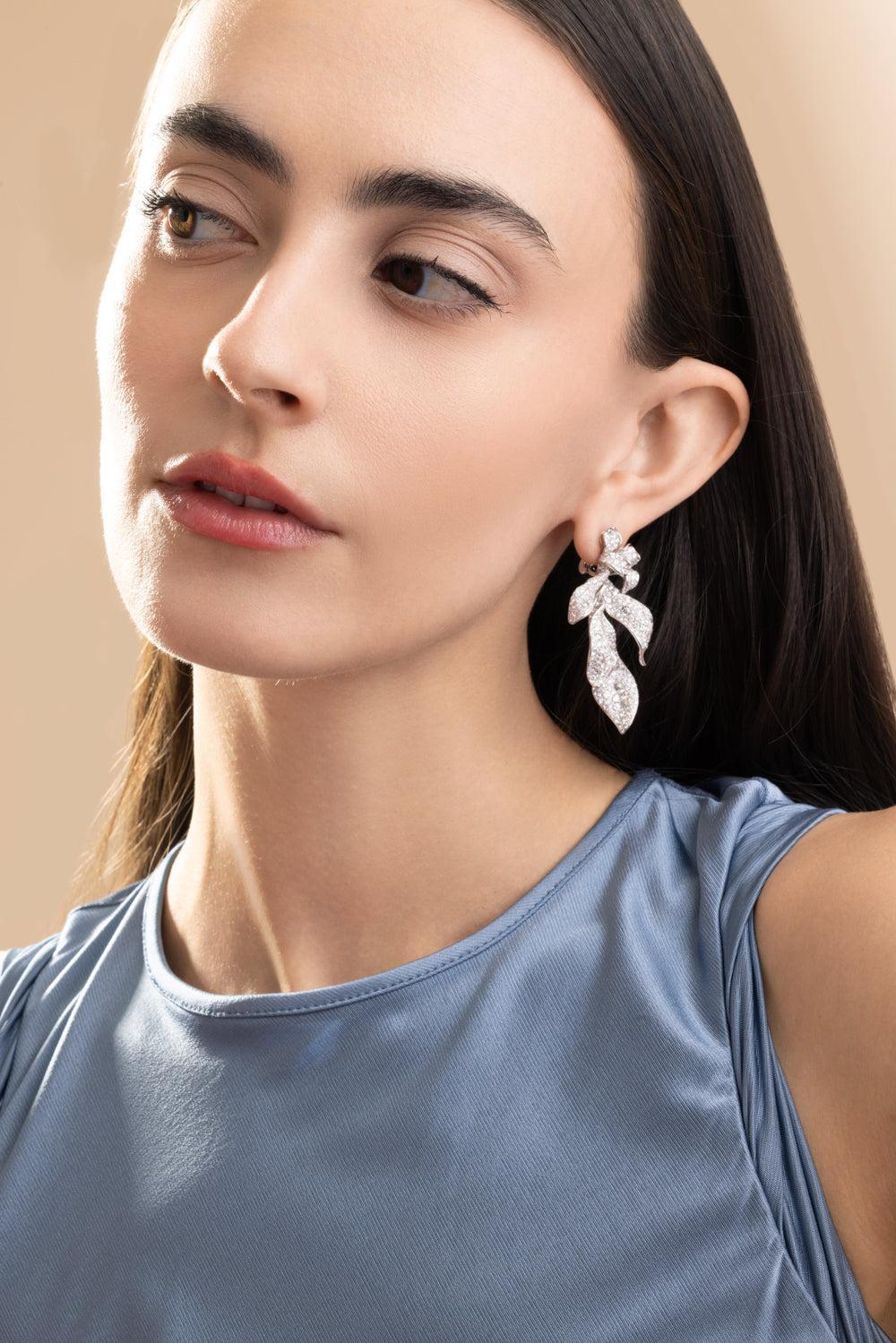 Diamond Neptune Earrings - Image 2