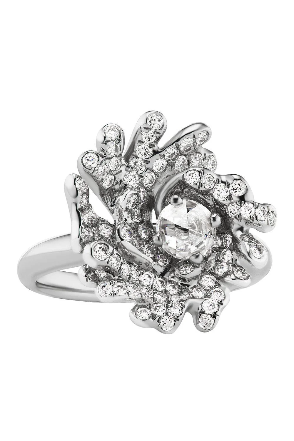 Mixed Diamond Tidal Ocean Spray Ring