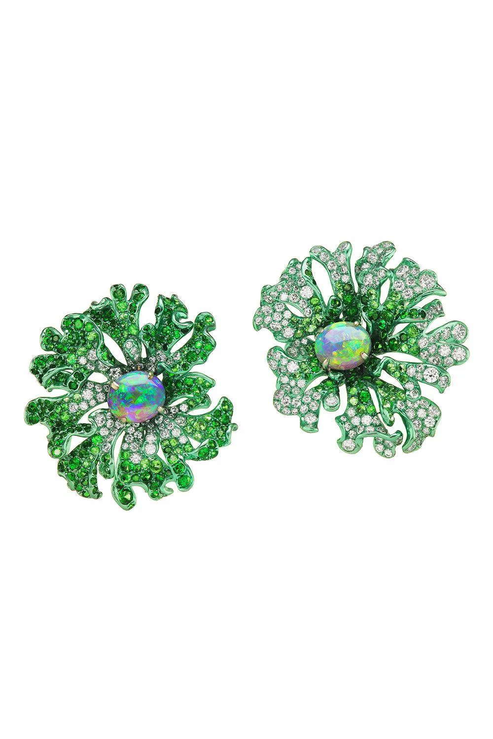 Opal Tsavorite Green Jolene Earrings