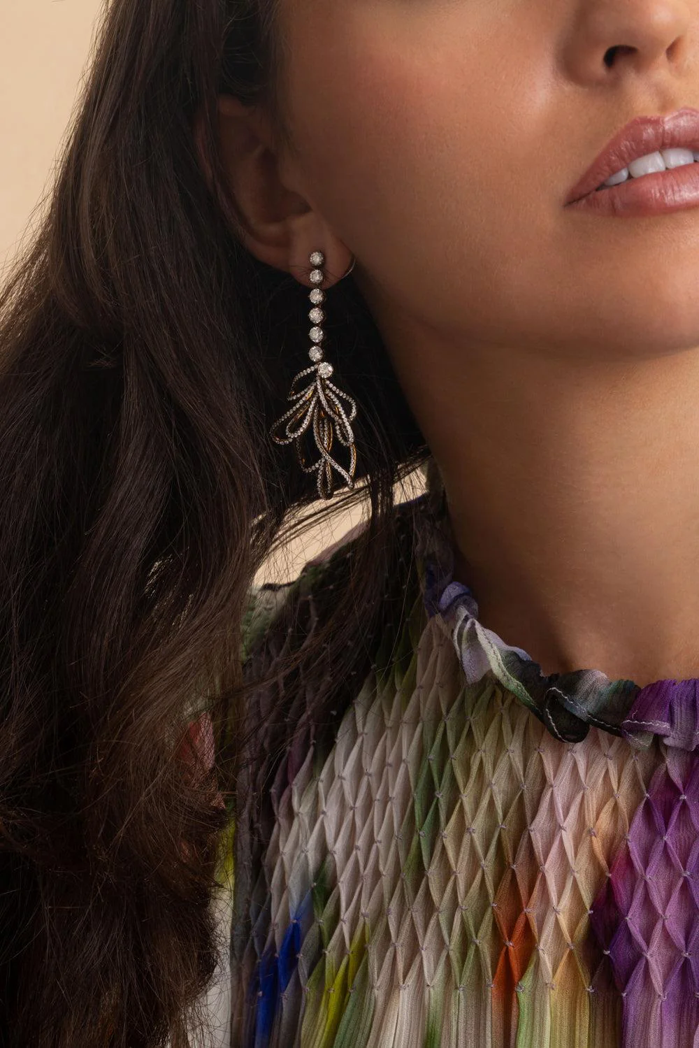 Round Diamond Etereo Zuri Earrings - Image 4