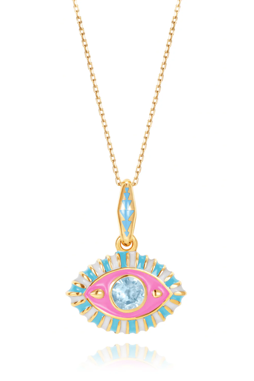 Blue Topaz Life In Colour Necklace