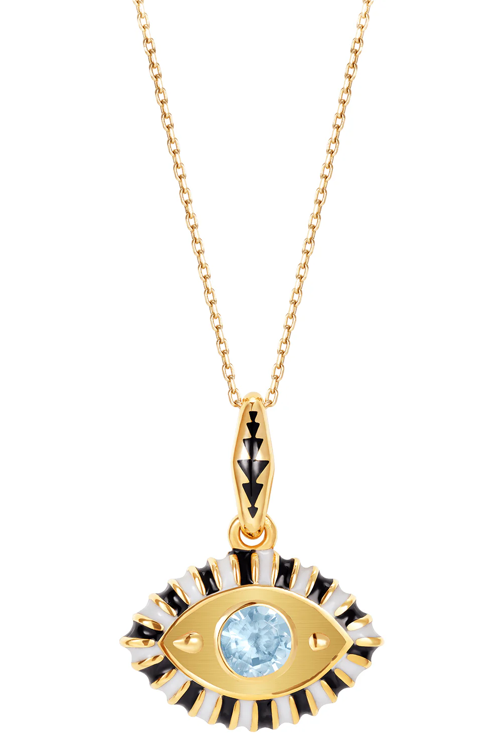 Blue Topaz Life In Colour Pendant Necklace