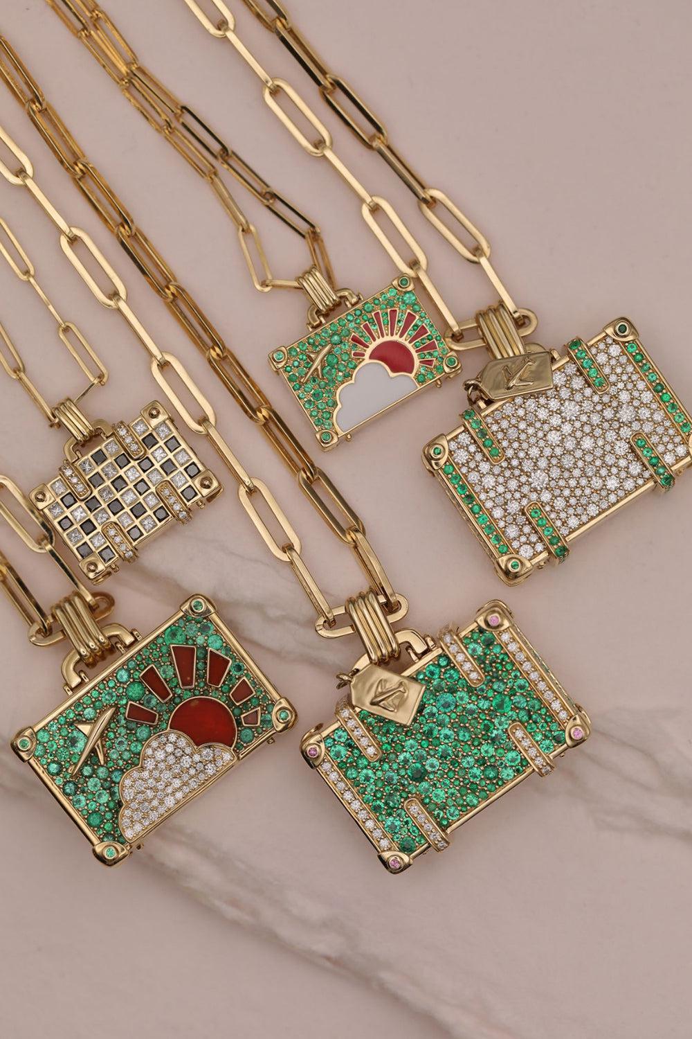 'Globetrotter’ Weekend Suitcase Necklace - Image 5
