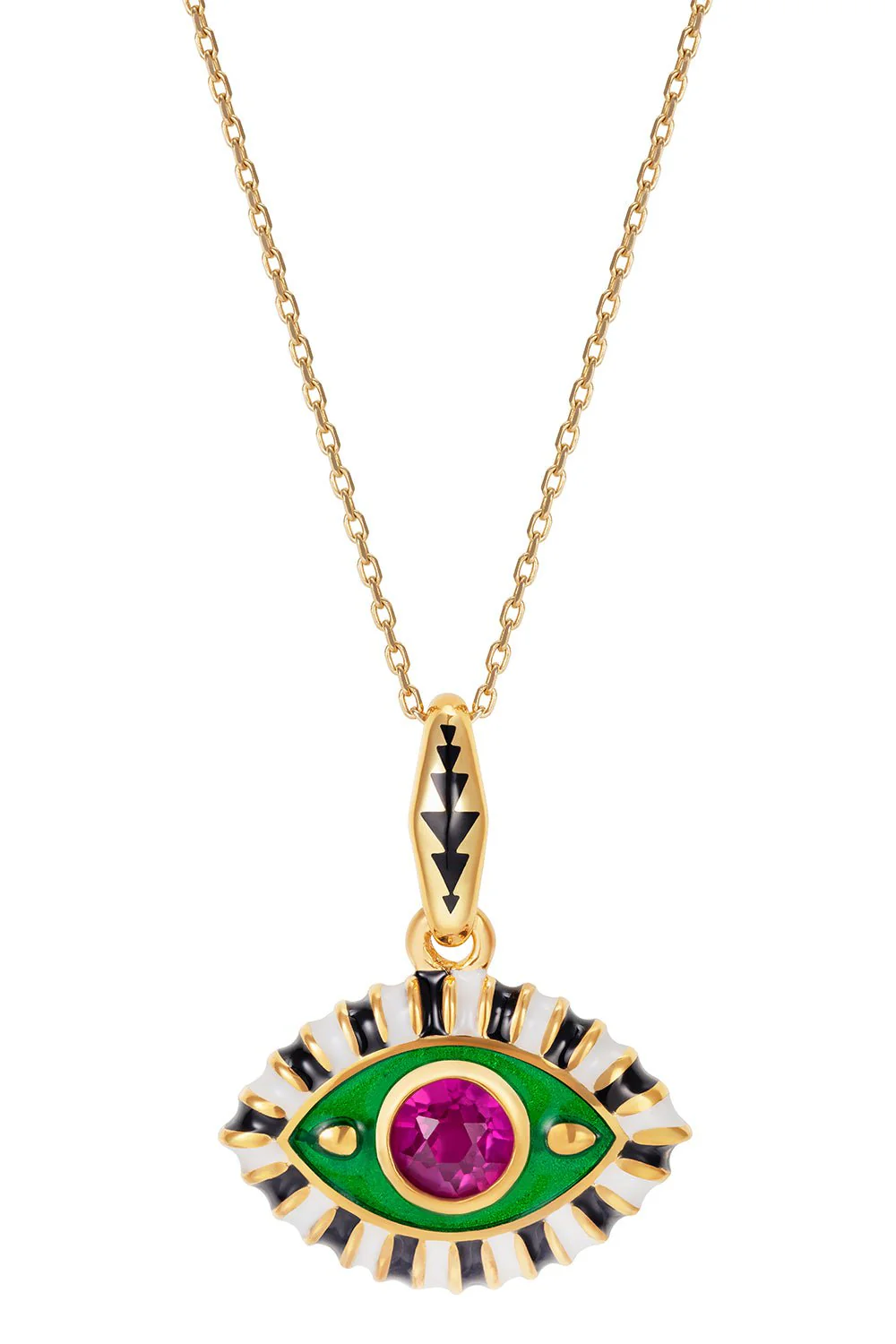 Pink Topaz Life In Colour Pendant Necklace
