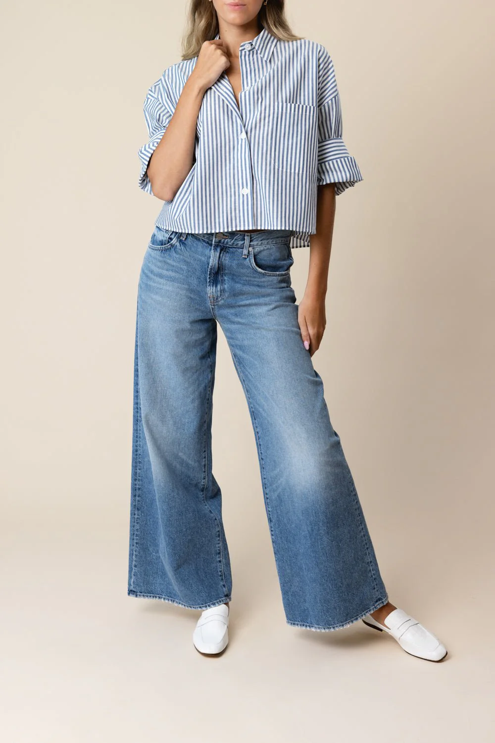 Next Ex Awning Lady Shirt - Midnight Ivory - Image 3